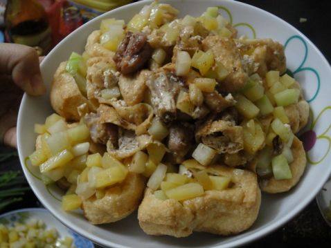 豆腐干醸土豆粒步骤10