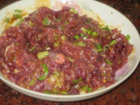 芥蓝骨炒牛肉步骤3