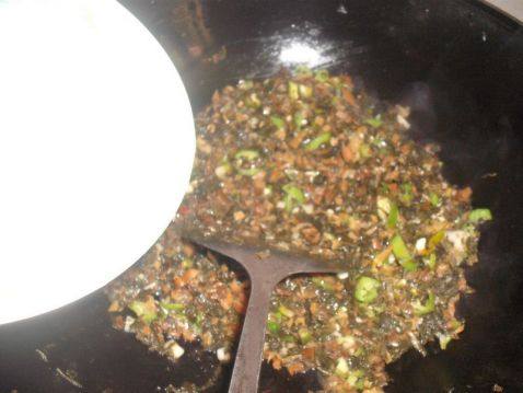 辣椒炒荠菜干步骤4