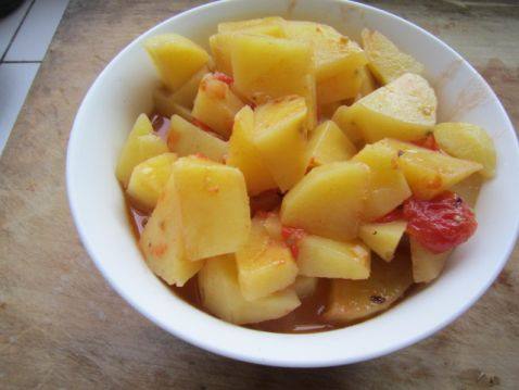 土豆西红柿步骤6
