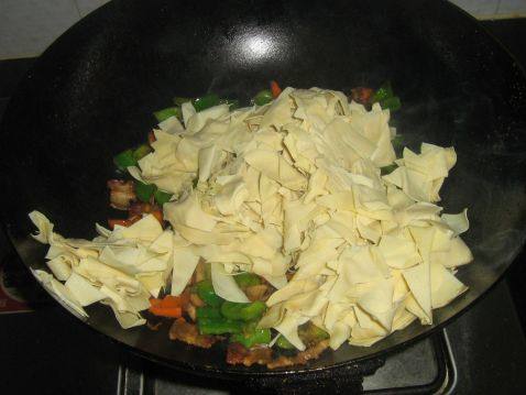 豆腐皮随意小炒步骤4