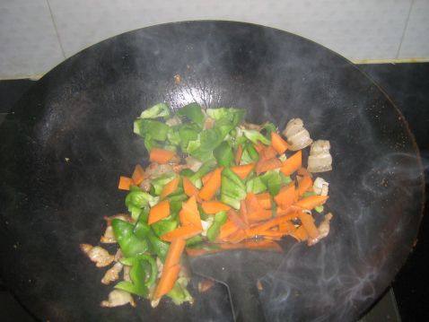 豆腐皮随意小炒步骤3