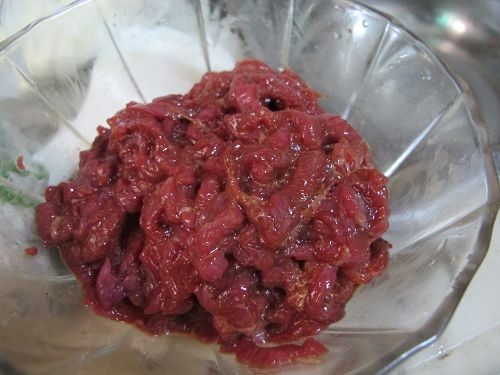 南昌特色茭白小炒牛肉步骤2