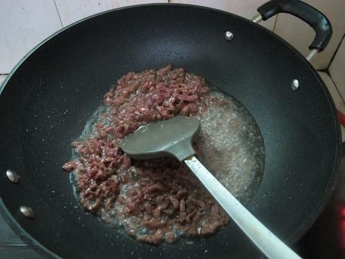 南昌特色茭白小炒牛肉步骤6