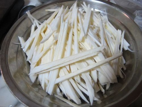 南昌特色茭白小炒牛肉步骤4