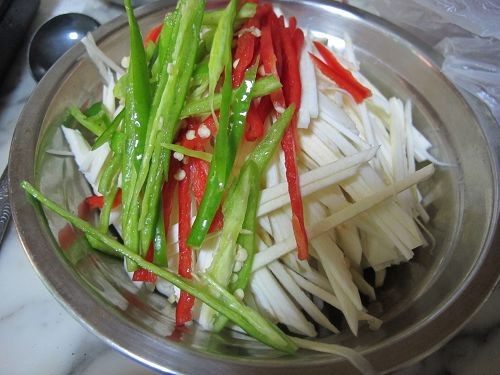 南昌特色茭白小炒牛肉步骤5