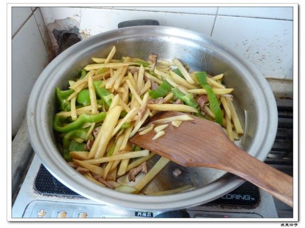 黄瓜土豆条步骤3