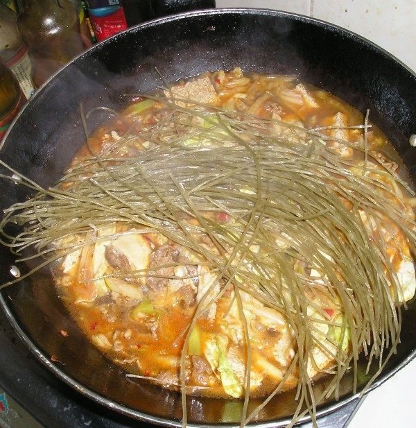 牛肉冻豆腐炖粉条步骤9