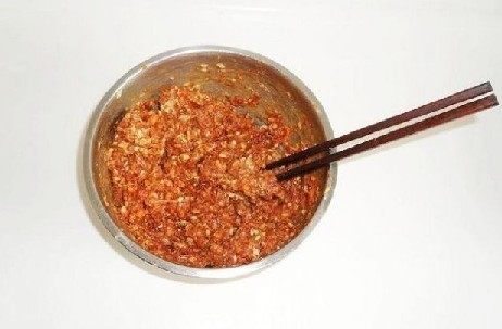 香菇包肉团步骤2