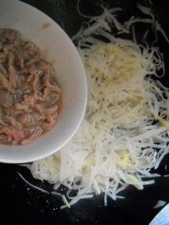 双椒萝卜牛肉丝步骤8