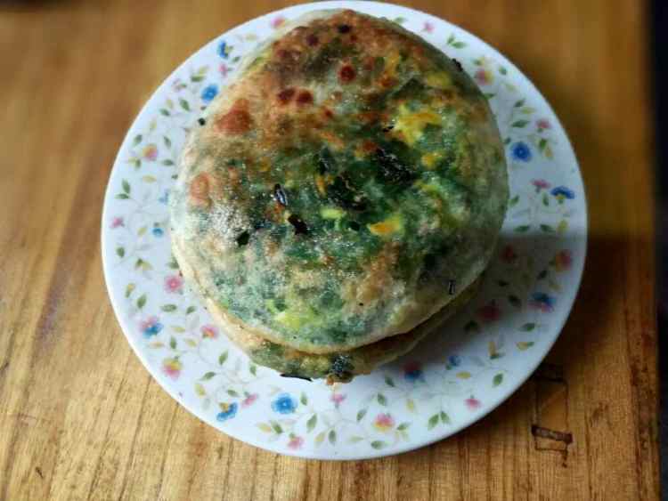 韭菜鸡蛋馅饼步骤17