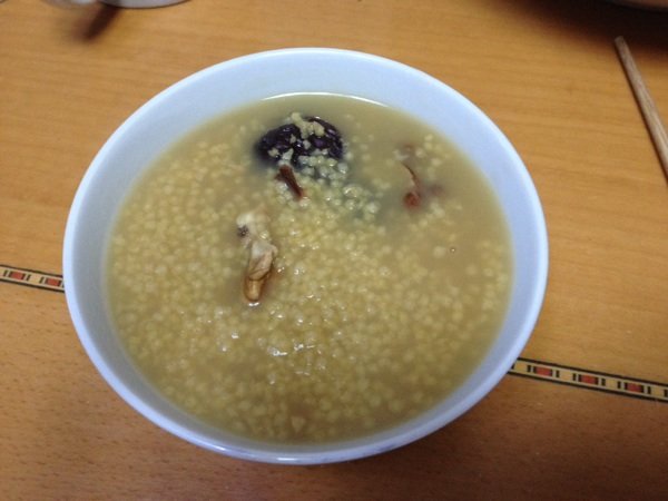 大枣核桃粥步骤5