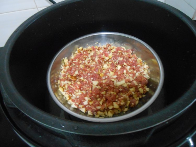 栗子蒸肉饼步骤8