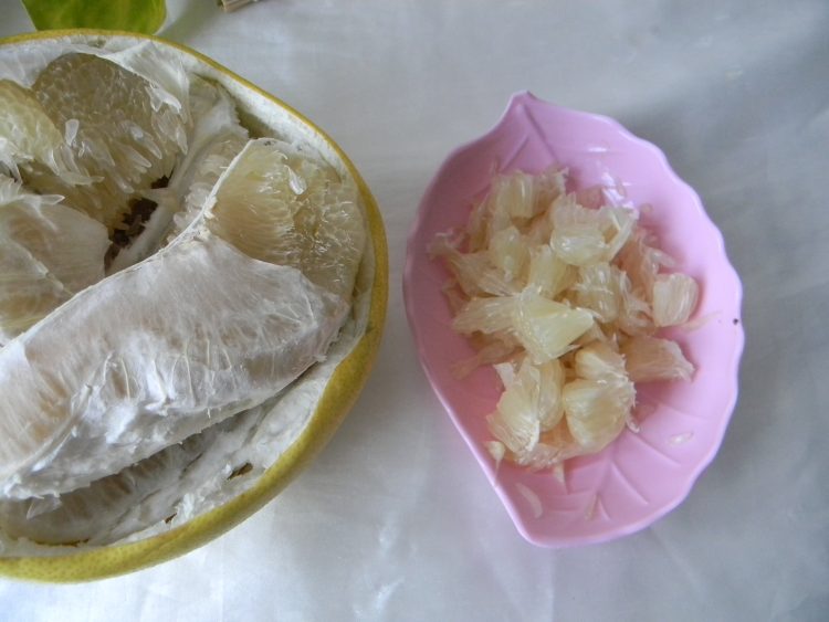 板栗柚子饮步骤1