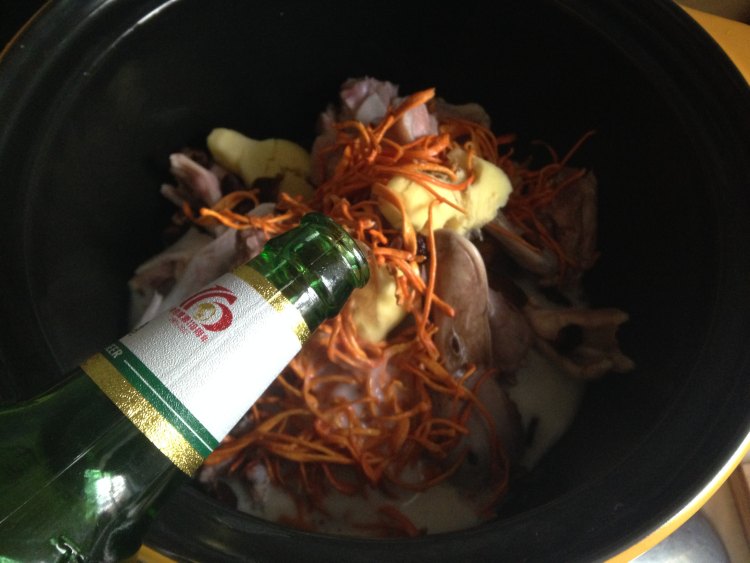 虫草花啤酒鸭步骤10