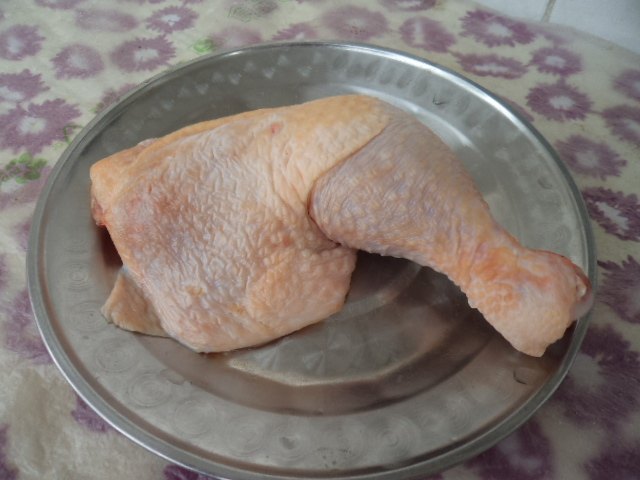 板栗烧鸡腿步骤2
