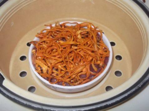虫草花蒸瘦肉步骤5