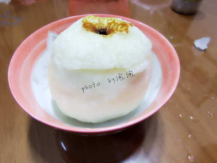 冰糖枸杞蒸雪梨步骤7