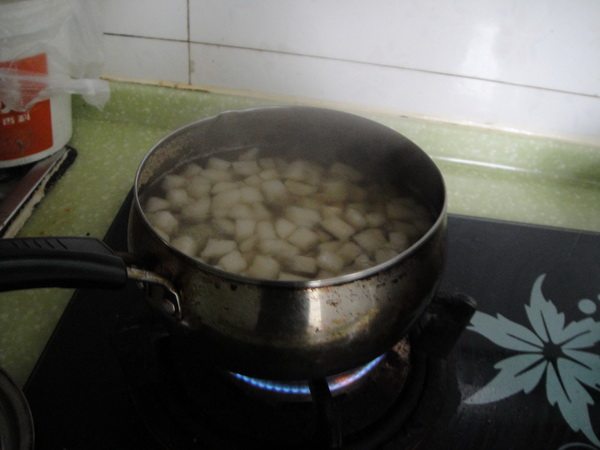 荸荠雪梨甜品步骤8