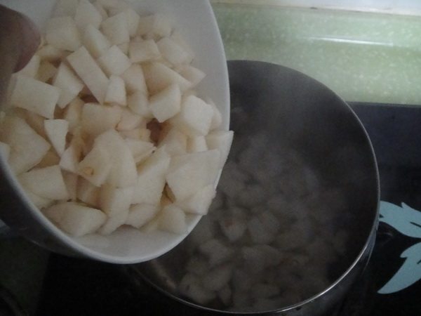 荸荠雪梨甜品步骤7