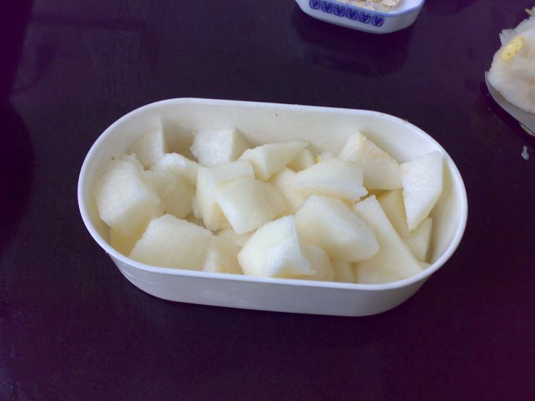 桃胶参果茶步骤3