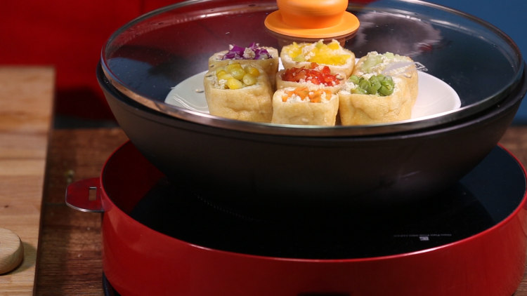 蔬菜豆腐盅步骤9