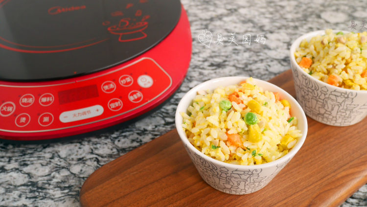 低脂美味黄金拌饭步骤8
