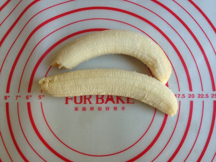 燕麦烤香蕉步骤1