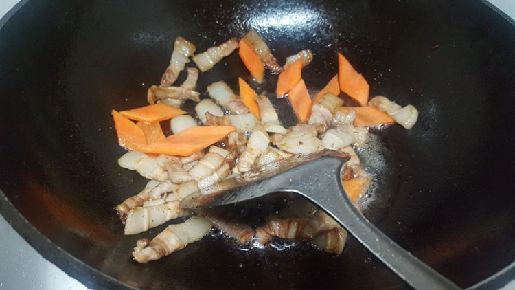 小炒秋葵步骤3