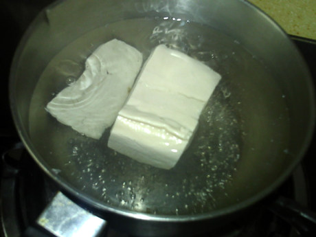 蒸豆腐蛋羹步骤2