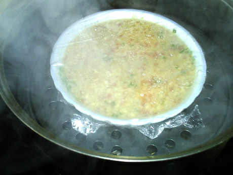 蒸豆腐蛋羹步骤10
