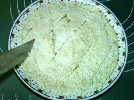 牛奶干贝豆腐步骤11