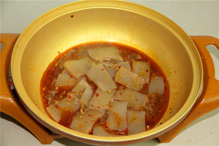 豆瓣烧魔芋步骤7