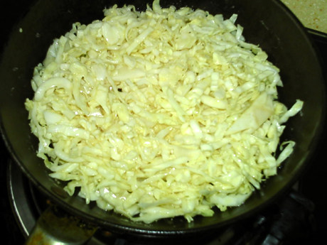 卷心菜煎饼步骤8