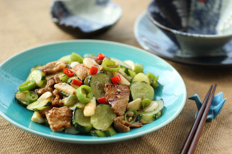 黄瓜小炒肉步骤10
