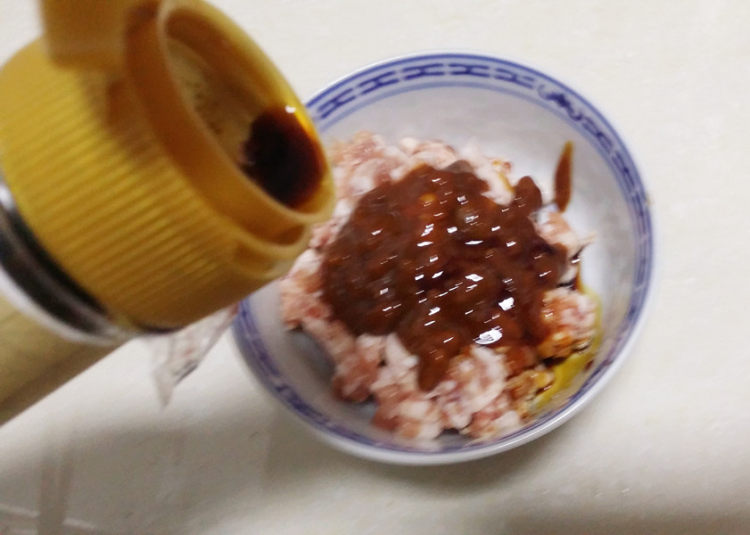 肉末蘸豆腐步骤3