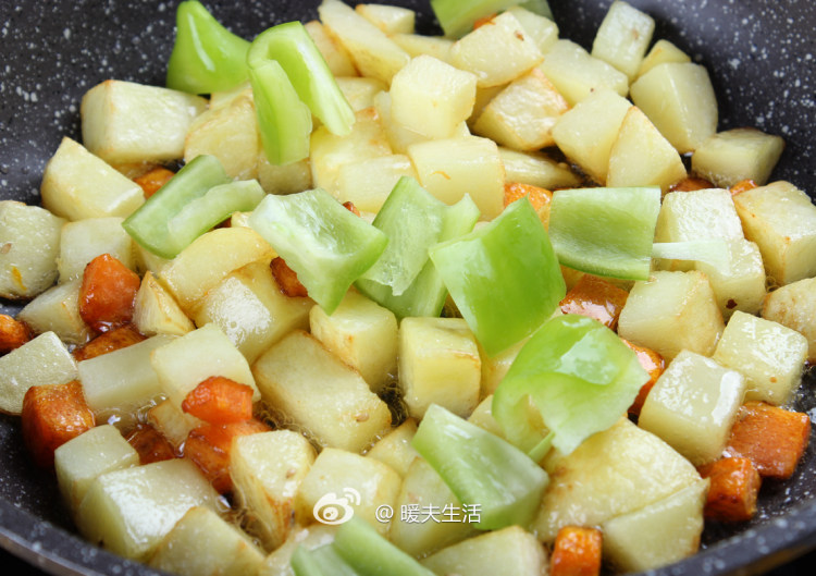 香煎土豆步骤6
