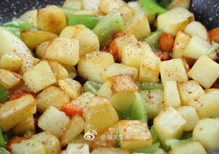 香煎土豆步骤7