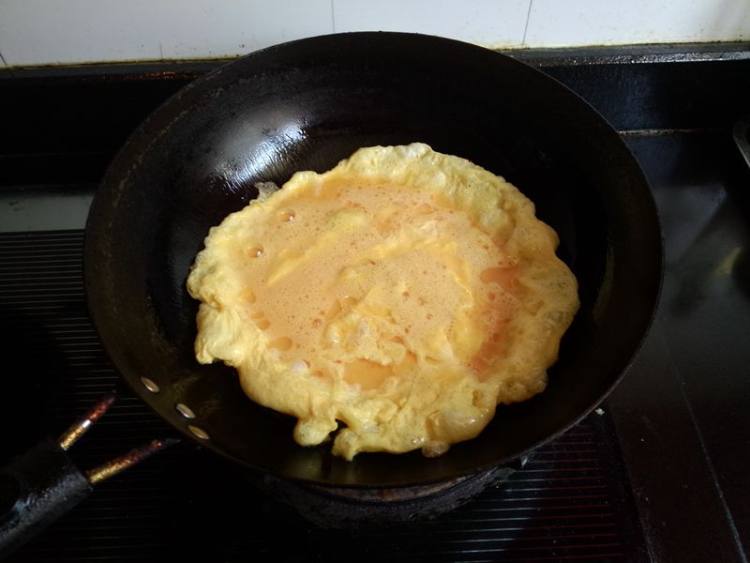 青菜鸡蛋生煎馄饨步骤4