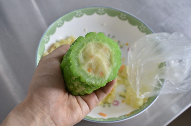土豆泥苦瓜圈步骤6