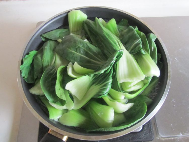 青菜香菇包步骤5