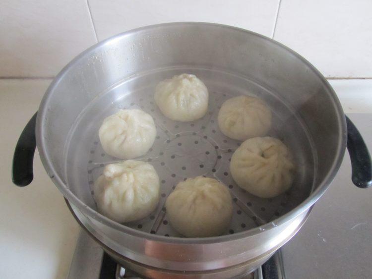 青菜香菇包步骤12