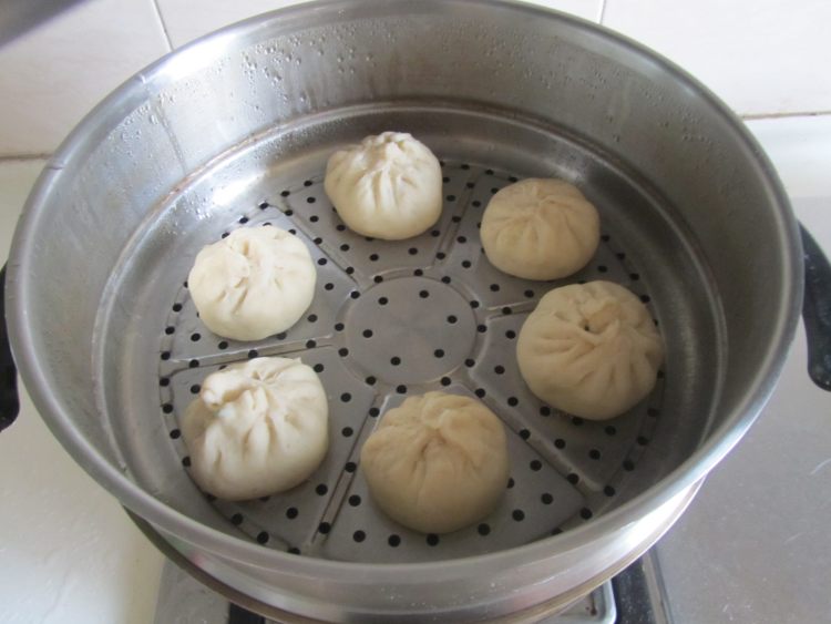 青菜香菇包步骤11