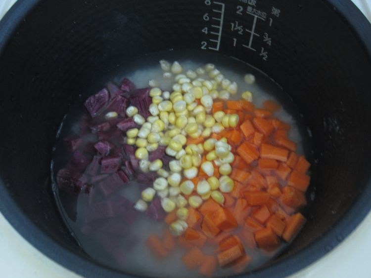 紫薯什锦米饭步骤7