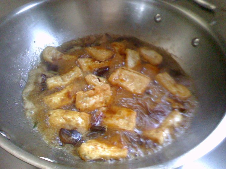 香菇烧豆腐步骤7