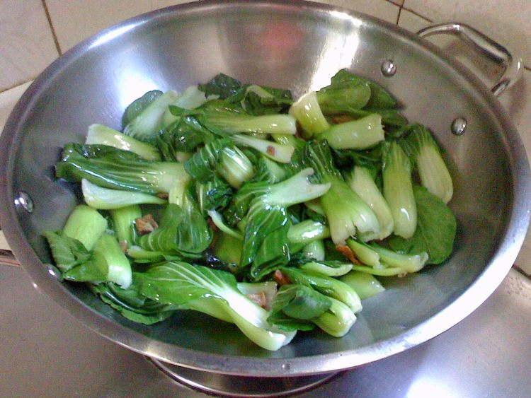 油渣小青菜步骤5