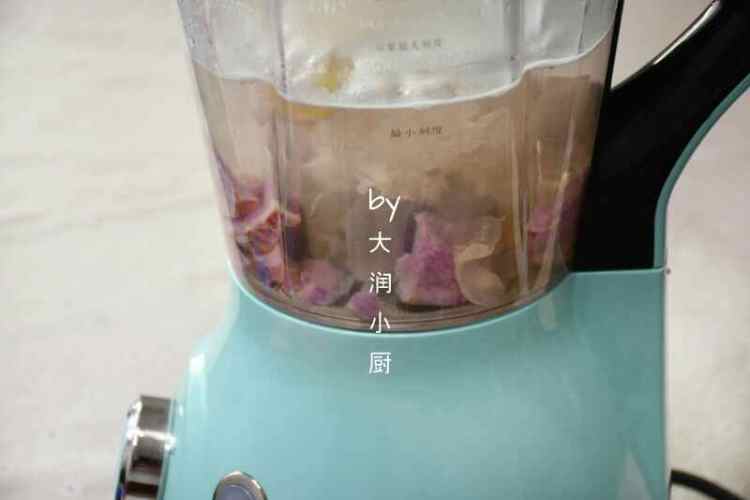 紫玉山药银耳糊步骤2