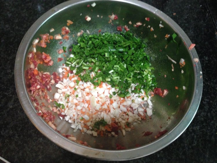 牛肉末韭菜炒鸡蛋步骤1
