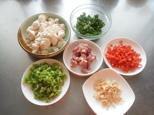 小炒豆渣步骤5