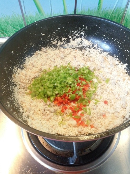 小炒豆渣步骤9